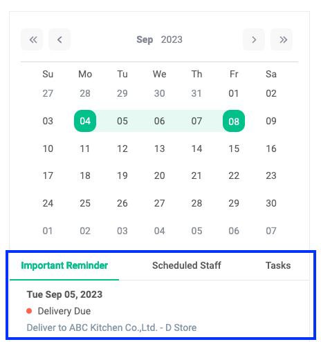 03_1_display_any_delivery_tasks_for_the_selected_day_on_the_calendar
