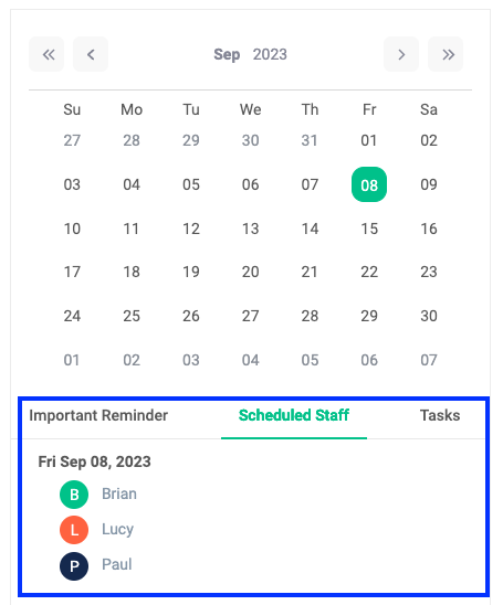 04_1_display_any_staff_work_on_the_selected_day_on_the_calendar