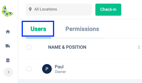 Users Tab